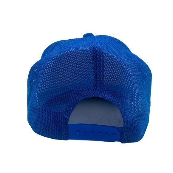 Vtg Chevron Drilling Technology Center Snapback Trucker Hat Cap Blue - Picture 4 of 6